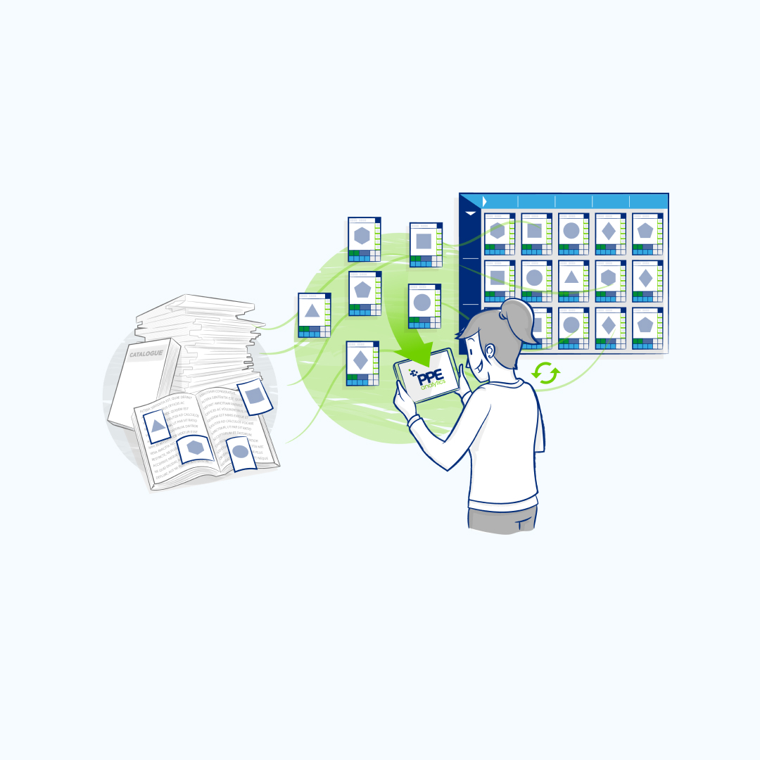 Illustration of PPE analytics tool